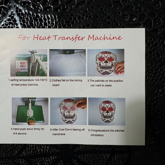 New 6Pcs Halloween Iron on Patches for Clothes T-Shirts Jeans Jackets Bags DIY - Picture 10 of 15